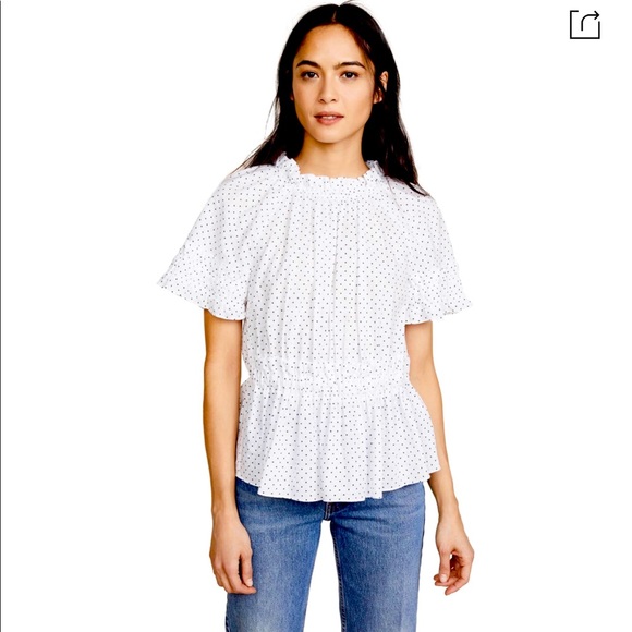 Rebecca Taylor Tops - Rebecca Taylor polka dot top